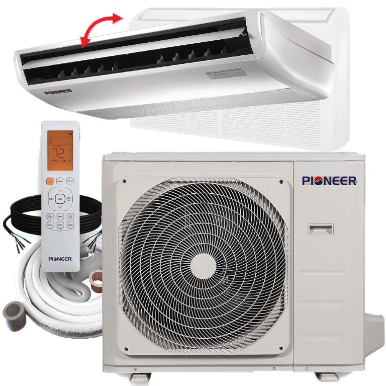 Pioneer 36,000 BTU Floor/Ceiling Flex Mounting Mini Split Heat Pump